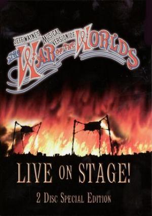 Jeff Wayne - Jeff Wayne's Musical Version: The War of the Worlds, Live on stage CD (album) cover