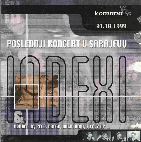 Indexi - Poslednji Koncert U Sarajevu CD (album) cover