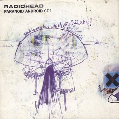 Radiohead - Paranoid Android CD (album) cover