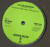 Adrian Belew - Big Electric Cat / The Lone Rhinocerous CD (album) cover