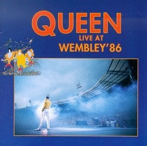  Live At Wembley '86 by QUEEN album cover