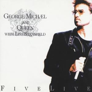 Queen - George Michael and Queen With Lisa Stansfield: Five Live CD (album) cover