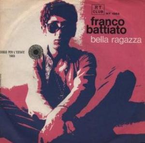 Franco Battiato Bella ragazza - Occhi d'or album cover