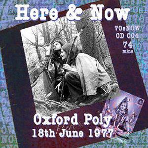 Here & Now - Oxford Poly CD (album) cover
