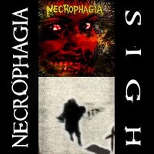 Sigh Sigh / Necrophagia split album cover