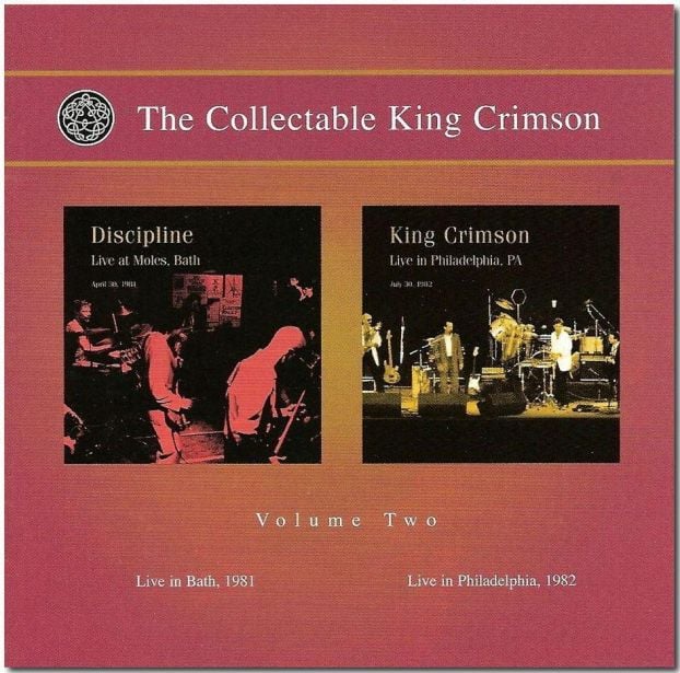 King Crimson - The Collectable King Crimson - Vol. 2 (Live in Bath, 1981 + Live in Philadelphia, 1982) CD (album) cover