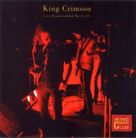 King Crimson - Live at Plymouth 1971  CD (album) cover