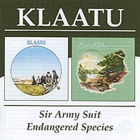 Klaatu - Sir Army Suit / Endangered Species CD (album) cover