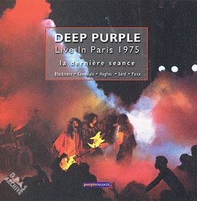 Deep Purple Live In Paris 1975: La Dernire Seance album cover