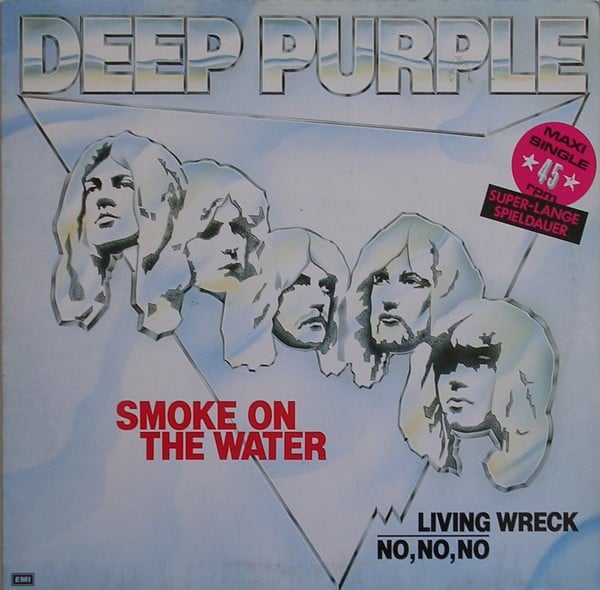 Deep Purple - Smoke On The Water / Living Wreck / No, No, No CD (album) cover