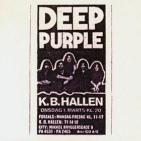 Deep Purple - Live in Denmark 1972  CD (album) cover