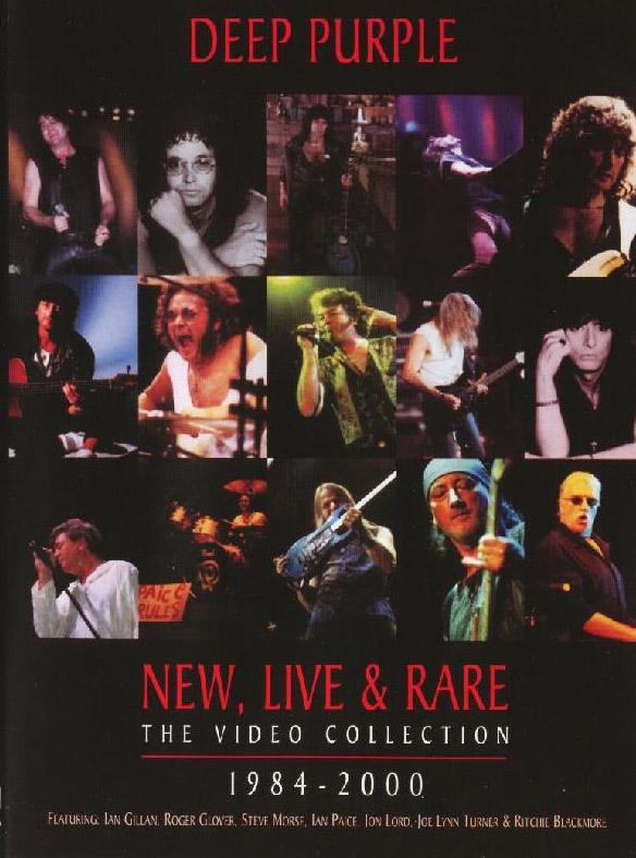 Deep Purple - New, Live & Rare - The Video Collection 1984-2000  CD (album) cover