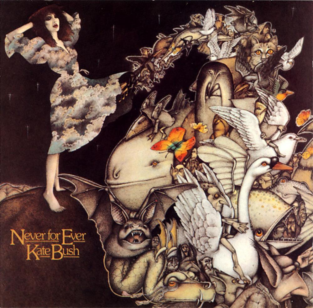 Kate Bush Never For Ever album cover