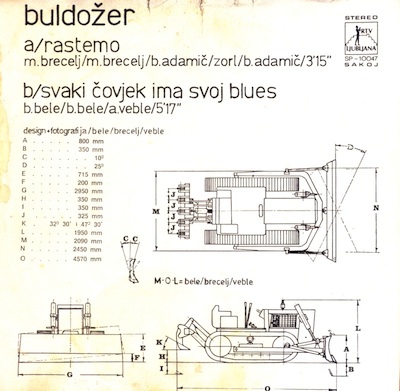 Buldozer Rastemo/Svaki čovjek ima svoj blues album cover