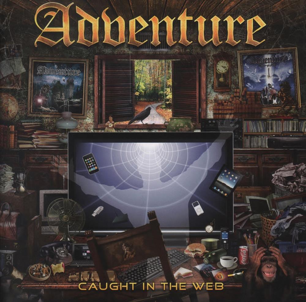 Adventure - Caught in the Web CD (album) cover