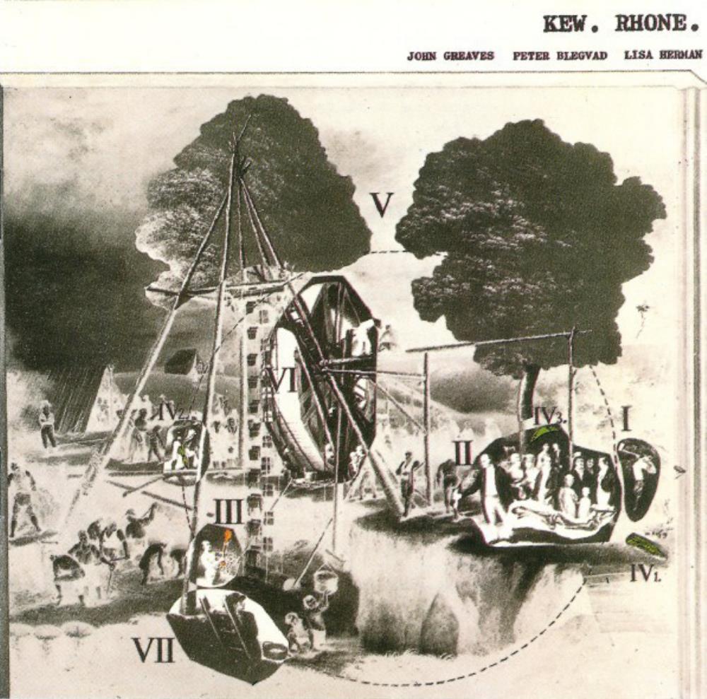 John Greaves - John Greaves, Peter Blegvad & Lisa Herman: Kew. Rhone. CD (album) cover