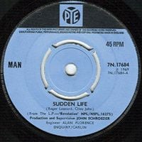 Man - Sudden Life / Love  CD (album) cover