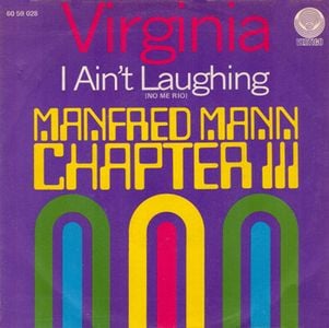 Manfred Mann Chapter Three - Virginia CD (album) cover