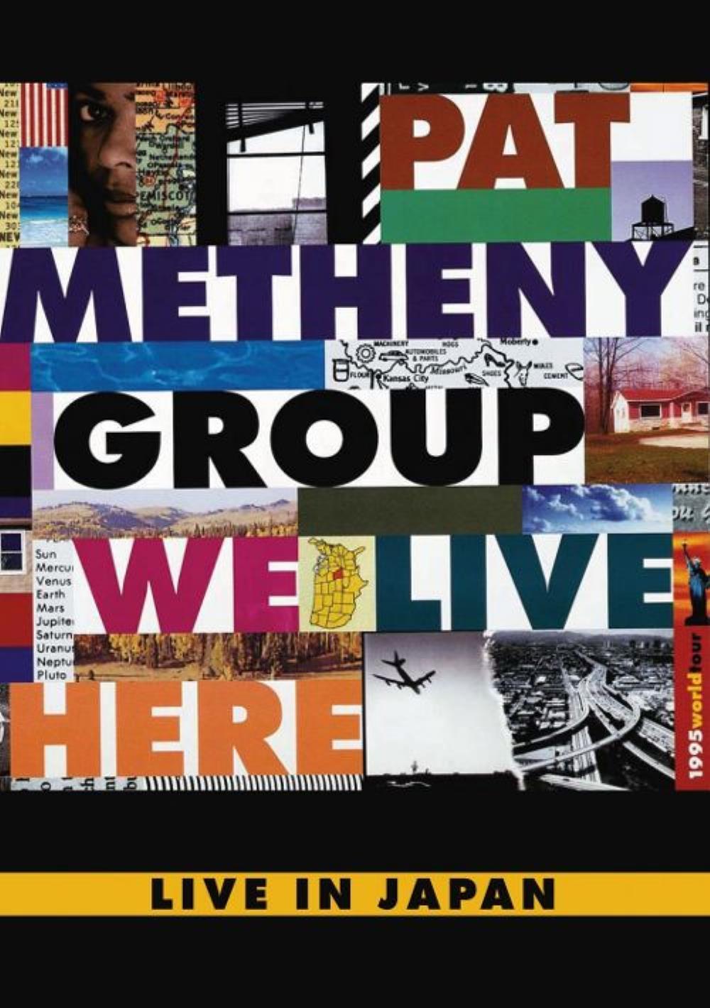 Pat Metheny - We Live Here - Live in Japan CD (album) cover
