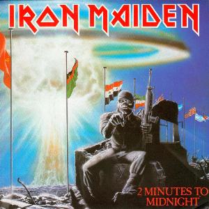 Iron Maiden 2 Minutes to Midnight album cover