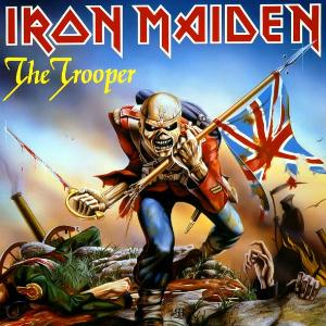 Iron Maiden The Trooper album cover