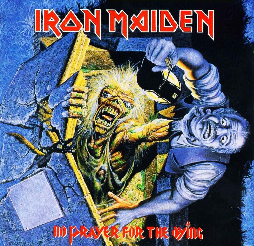 Iron Maiden No Prayer For The Dying album cover