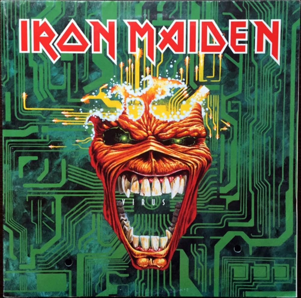 Iron Maiden Virus album cover