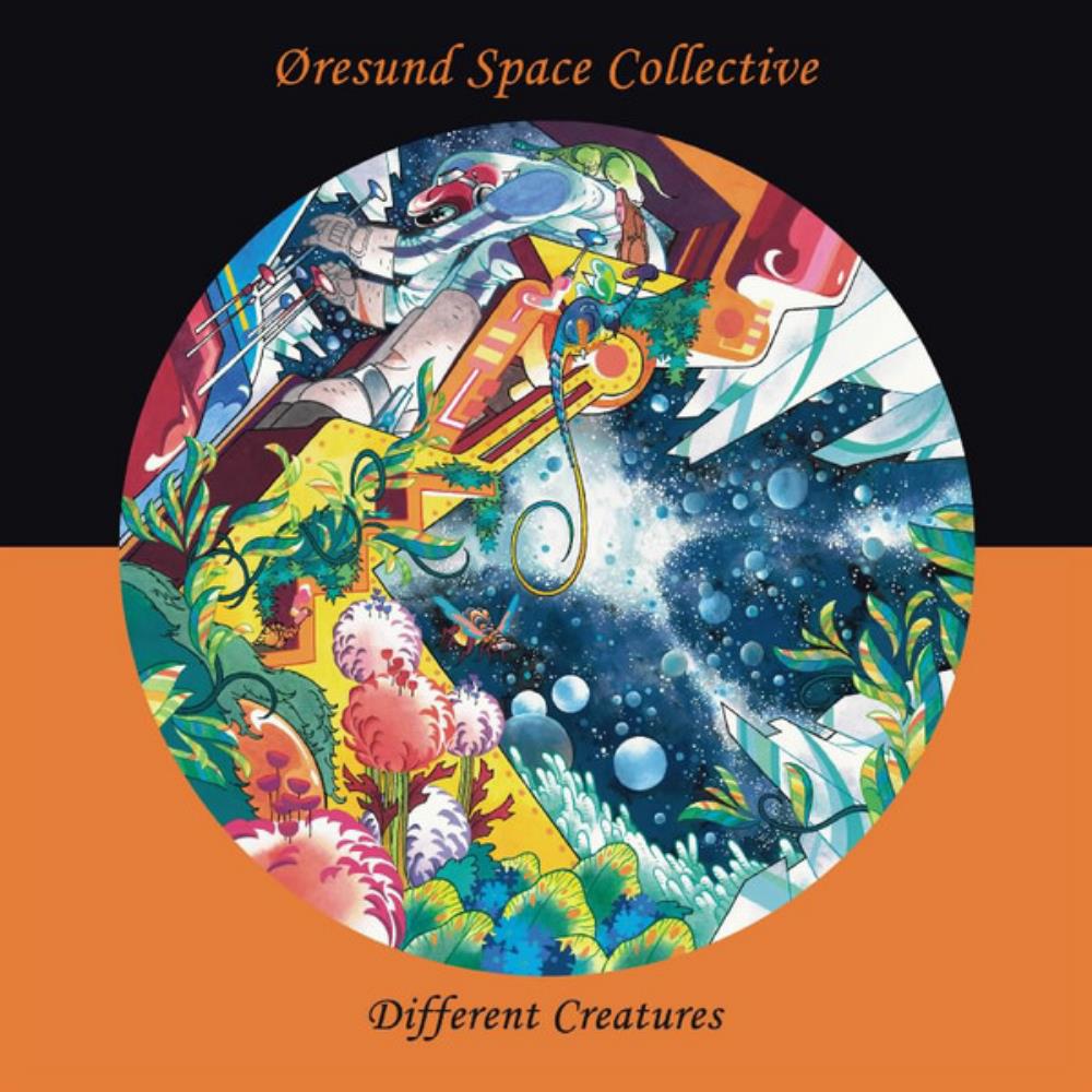 resund Space Collective - Different Creatures CD (album) cover