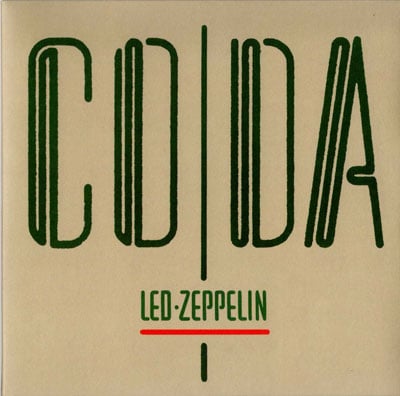 Led Zeppelin - Coda CD (album) cover