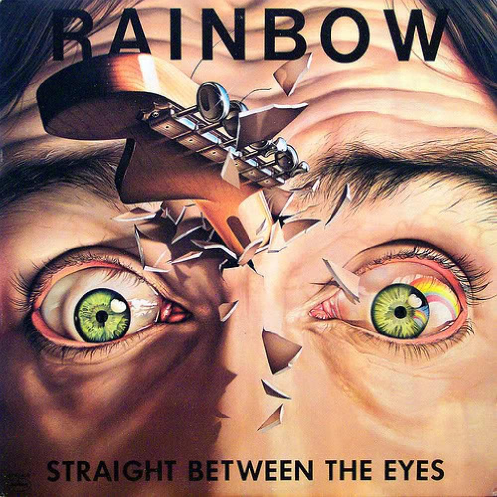  Straight Between the Eyes by RAINBOW album cover