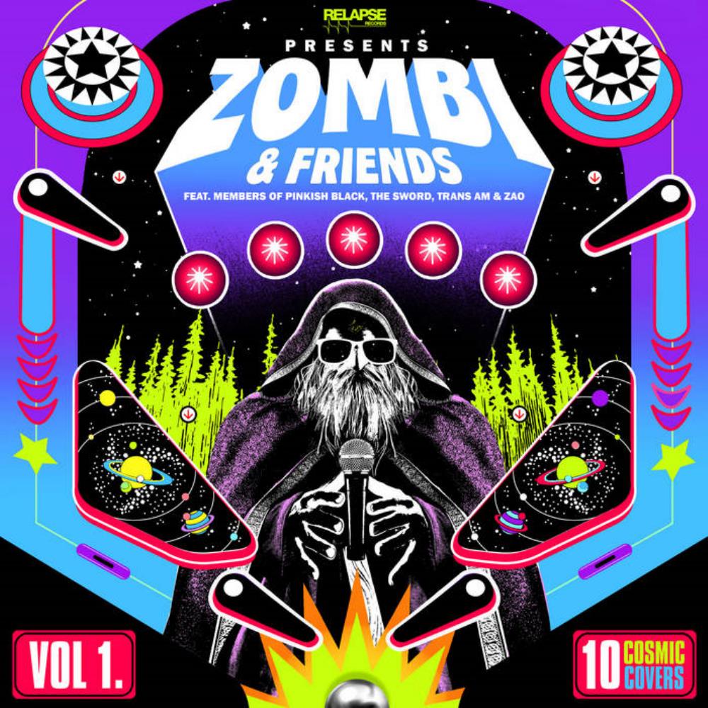 Zombi - Zombi & Friends: Volume 1 - 10 Cosmic Covers CD (album) cover