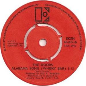 The Doors Alabama Song (Whiskey Bar) album cover