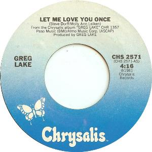 Greg Lake - Let Me Love You Once CD (album) cover