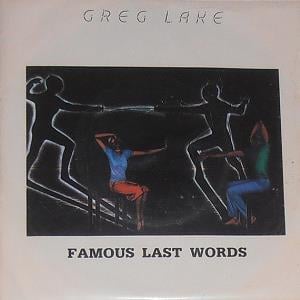 Greg Lake Famous Last Words album cover