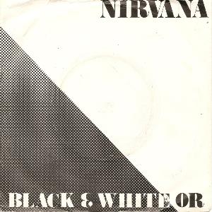 Nirvana Black and White or Colour album cover