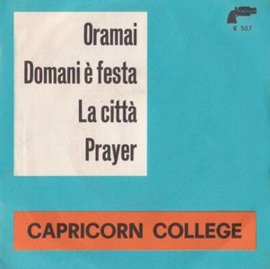 Capricorn College Oramai; Domani  Festa/ La Citt; Prayer album cover