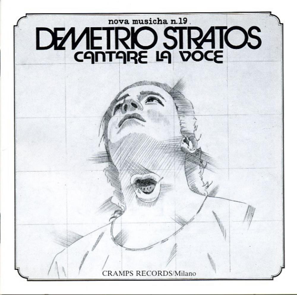 Demetrio Stratos - Cantare La Voce CD (album) cover