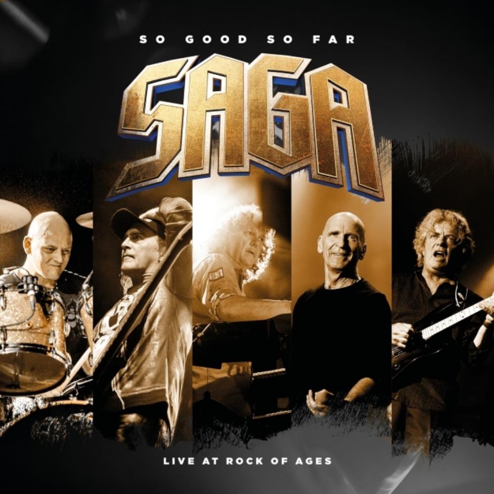 Saga So Good So Far - Live at Rock of Ages album cover