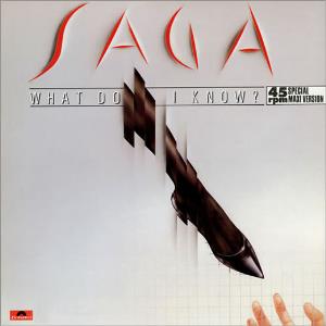 Saga - What Do I Know? CD (album) cover