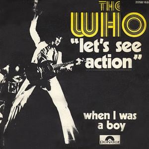 The Who Let's See Action / When I Was A Boy album cover