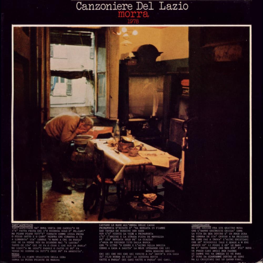 Canzoniere Del Lazio Morra 1978 album cover