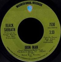 Black Sabbath Iron Man album cover