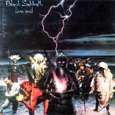 Black Sabbath Live Evil album cover
