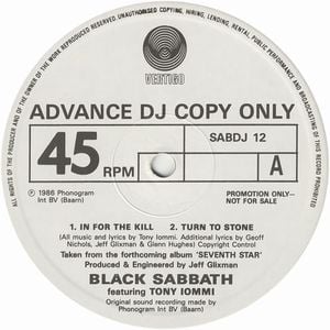 Black Sabbath  Seventh Star Sampler album cover