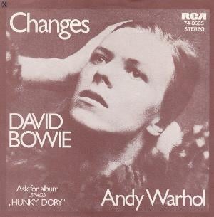 David Bowie - Changes / Andy Warhol CD (album) cover