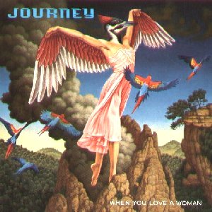 Journey When You Love A Woman album cover