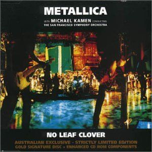Metallica - No Leaf Clover CD (album) cover