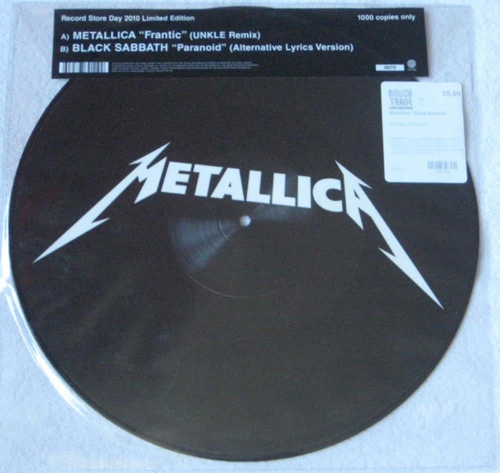 Metallica Metallica / Black Sabbath: Frantic / Paranoid album cover