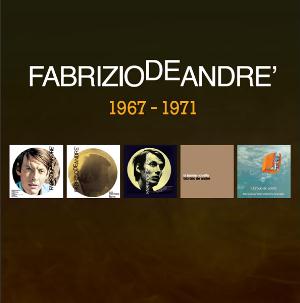 Fabrizio De Andr 5 album originali 1967 - 1971 album cover