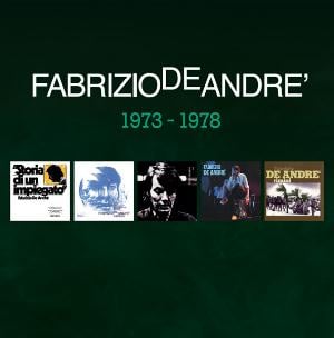 Fabrizio De Andr 5 album originali 1973 - 1978 album cover